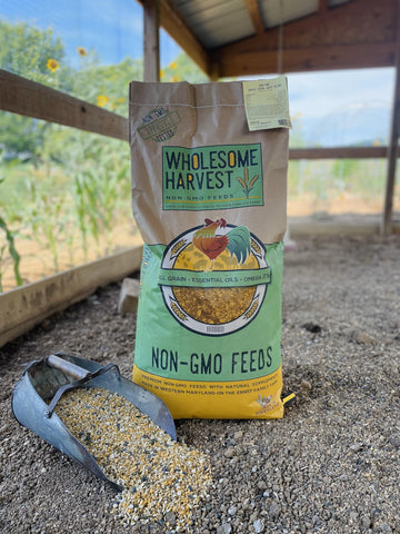 Wholesome Harvest non-GMO ingredients close-up for clean nutrition.