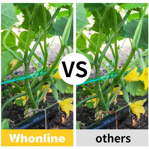 Whonline 11-gauge galvanized wire ensures strong, long-lasting landscape support.