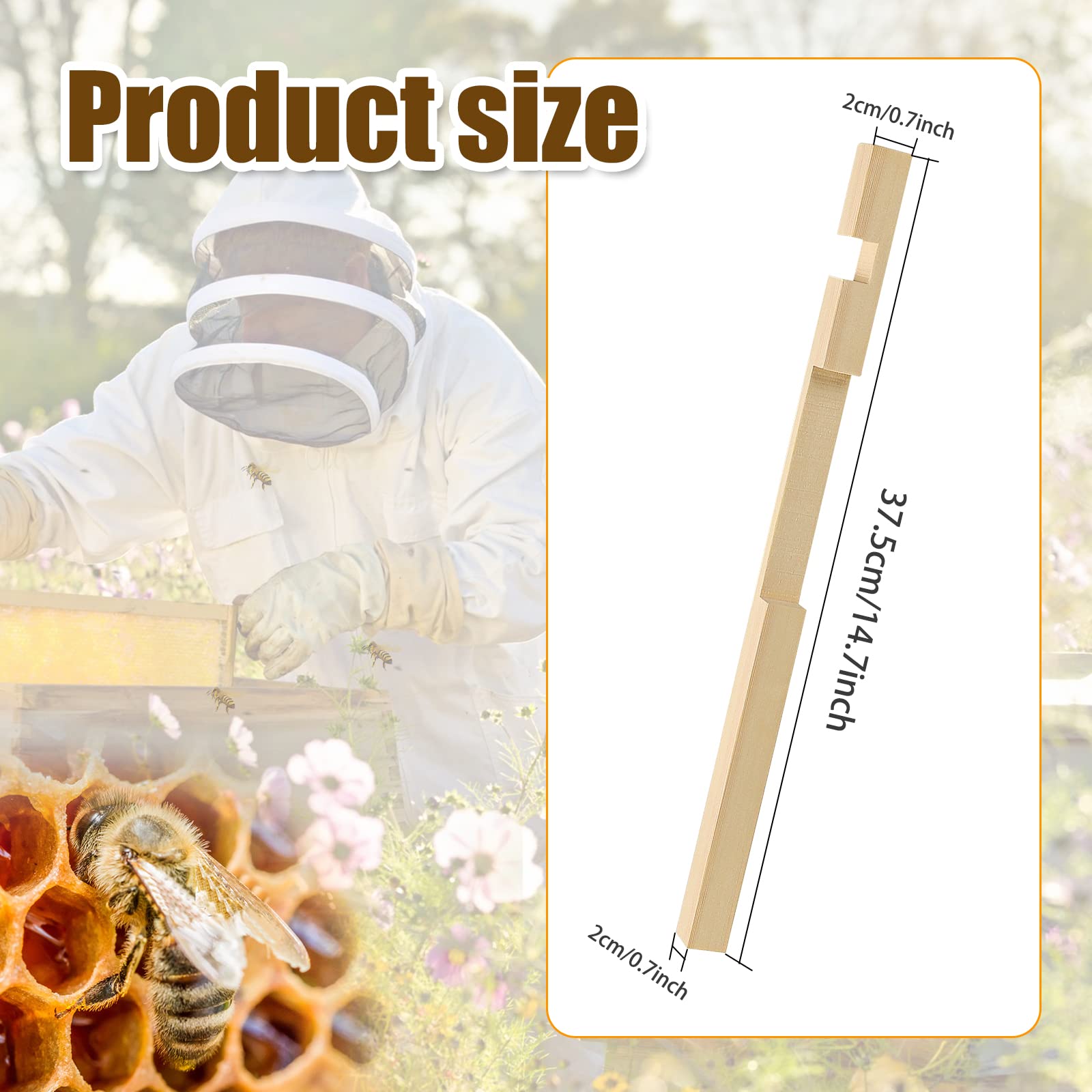 Whumsdog entrance reducer with two openings for flexible ventilation and bee traffic.