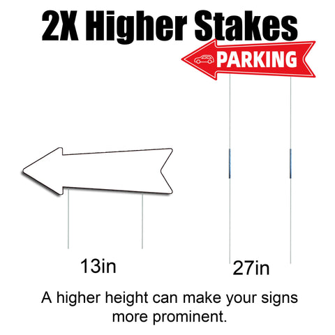 WHWHW red and white sign boosts high-contrast recognition.