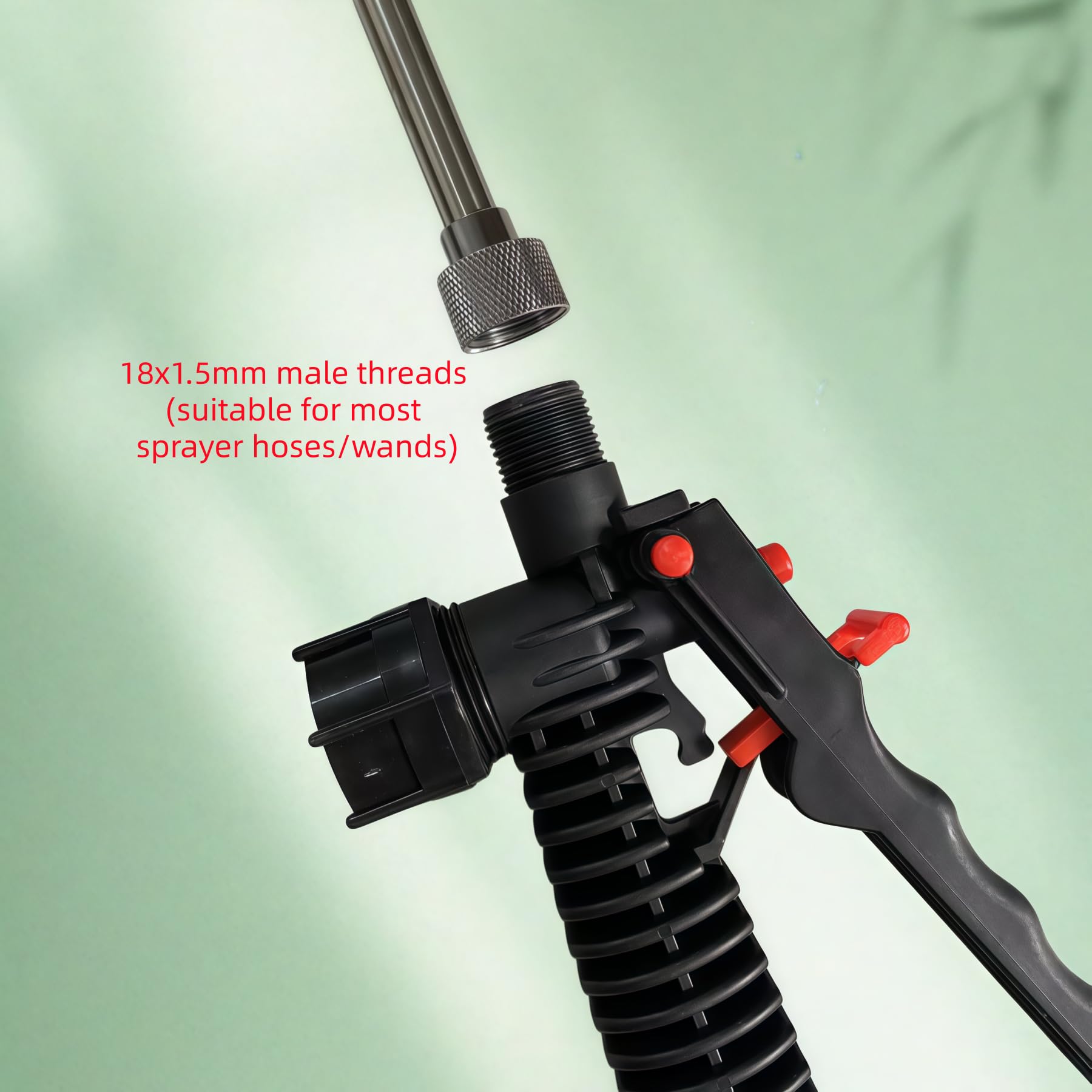 WHZAZGW 18mm thread compatibility, fits most hoses and spray systems.