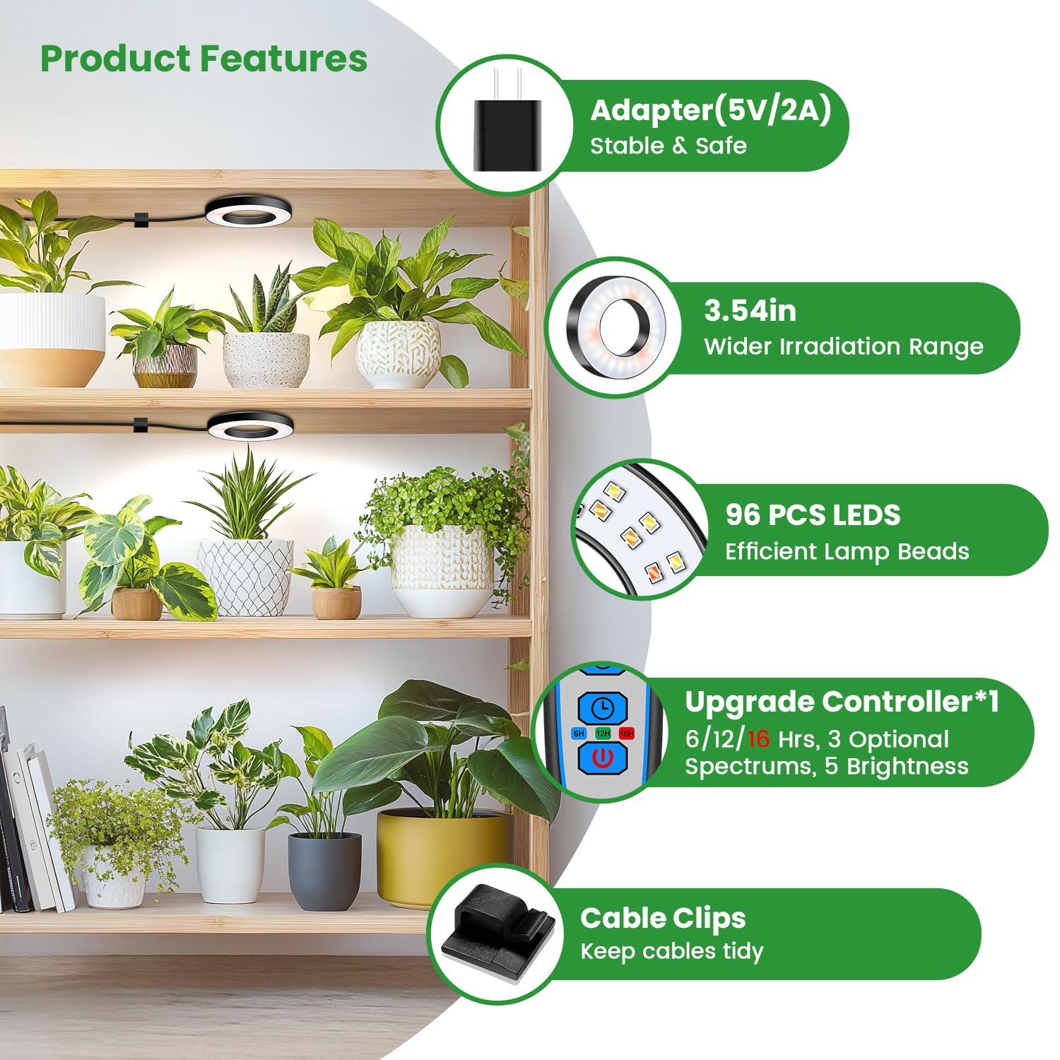 Dimmable control panel on the Wiaxulay grow light
