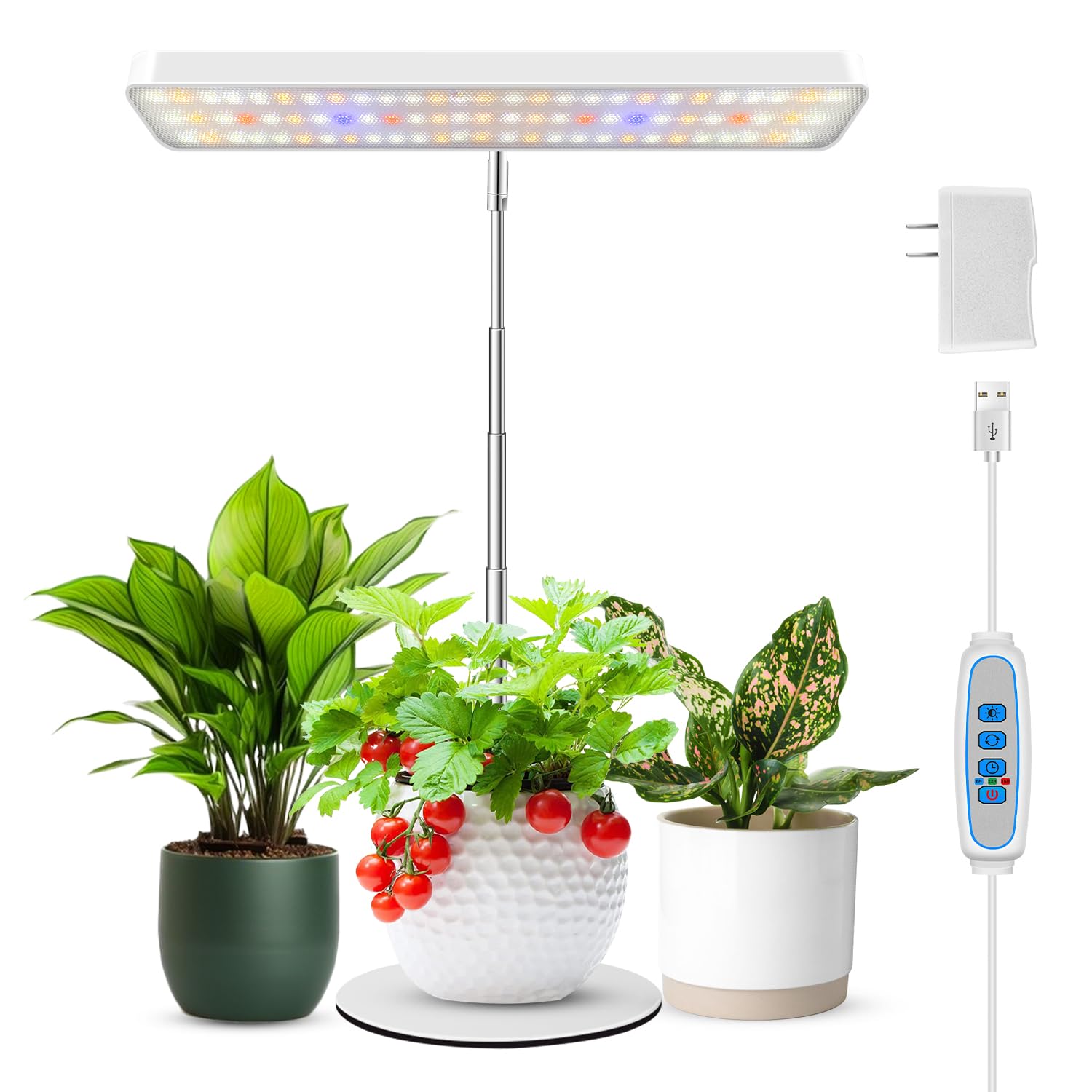 Wiaxulay grow light full spectrum panel for healthy indoor plants