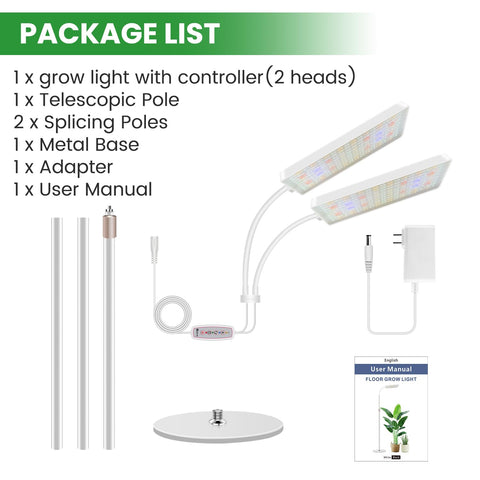 Wiaxulay full system supports indoor gardens, desktops, and offices for versatile illumination.