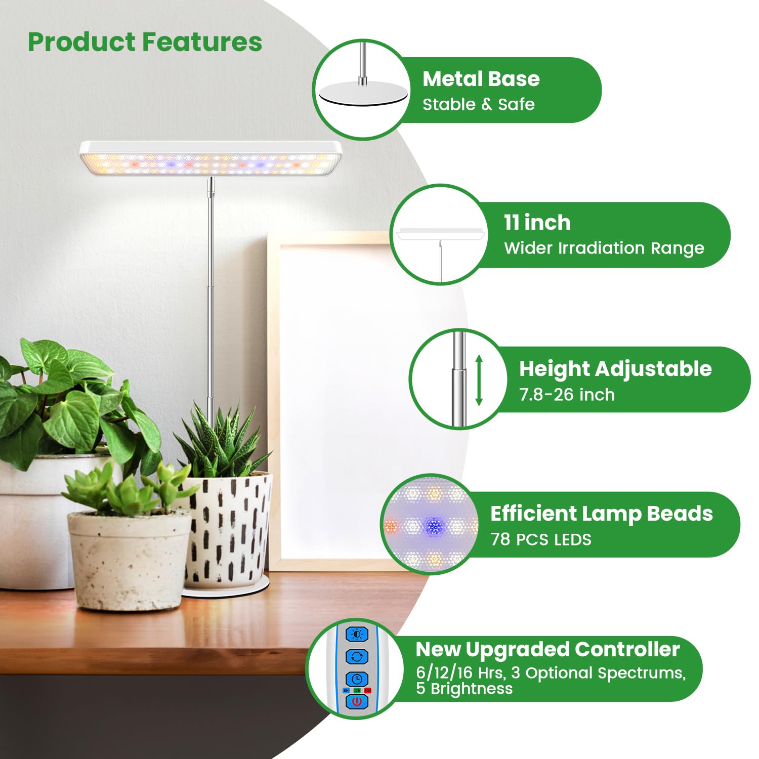Wiaxulay timer control enabling customizable light cycles