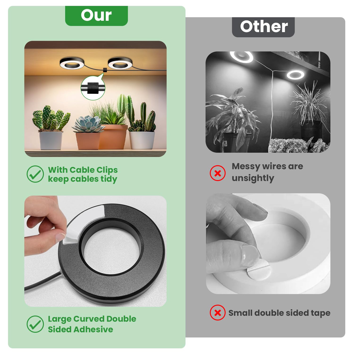 Wiaxulay dimmable light from 20% to 100% for flexible scenes