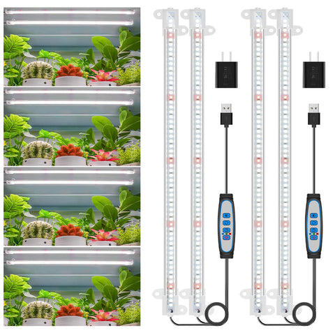 Wiaxulay LED grow light strips deliver full-spectrum illumination for steady indoor growth.
