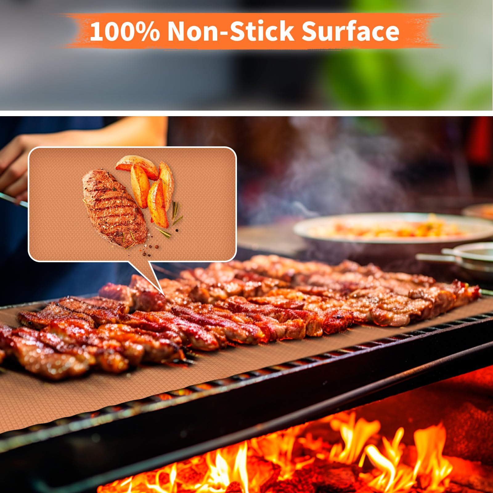 WIBIMEN copper mats resist heat up to 500°F for long sessions