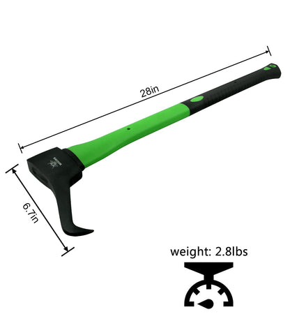 WICING Hookaroon anti-slip handle provides secure grip during heavy lifting.