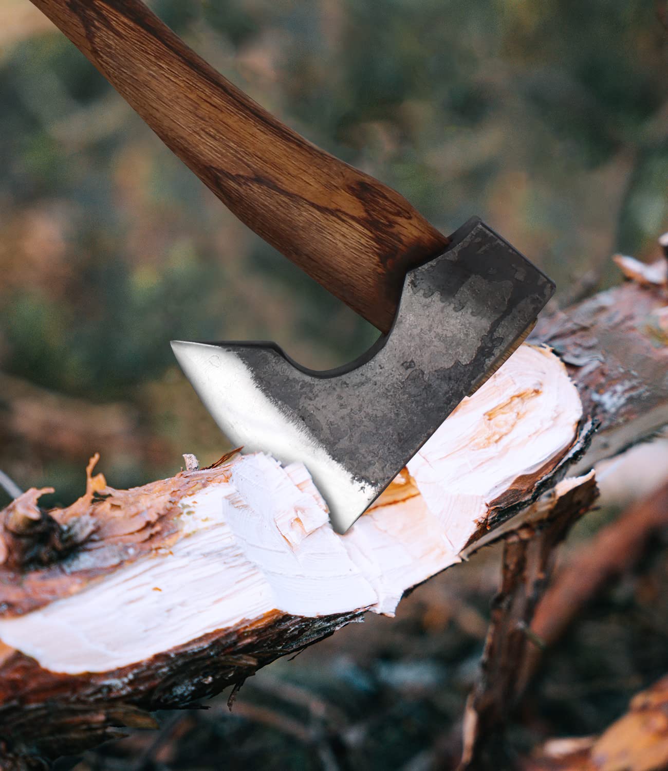 WICING leather sheath protects the blade during transport.