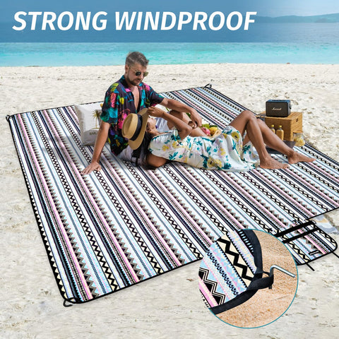 WICKERLAND picnic blanket versatile mat for concerts and family days