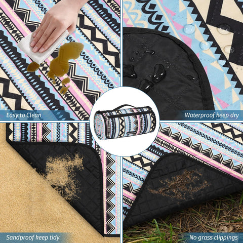 WICKERLAND picnic blanket used for park or beach picnics