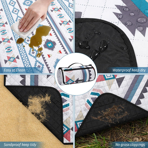 Wickerland waterproof sandproof bottom shields from moisture and grit