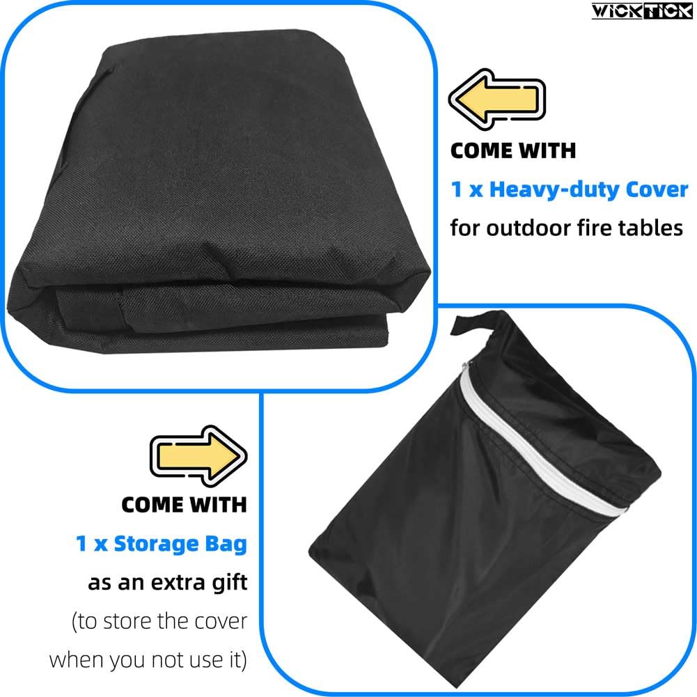 WICKTICK storage bag helps store the cover neatly