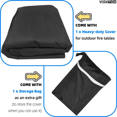 WICKTICK storage bag helps store the cover neatly
