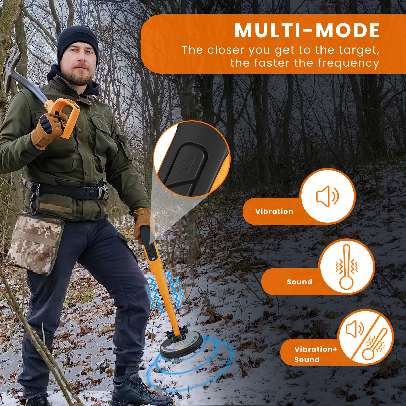 Widazzla multi-sensory alarm signals targets with sound, vibration, or both.