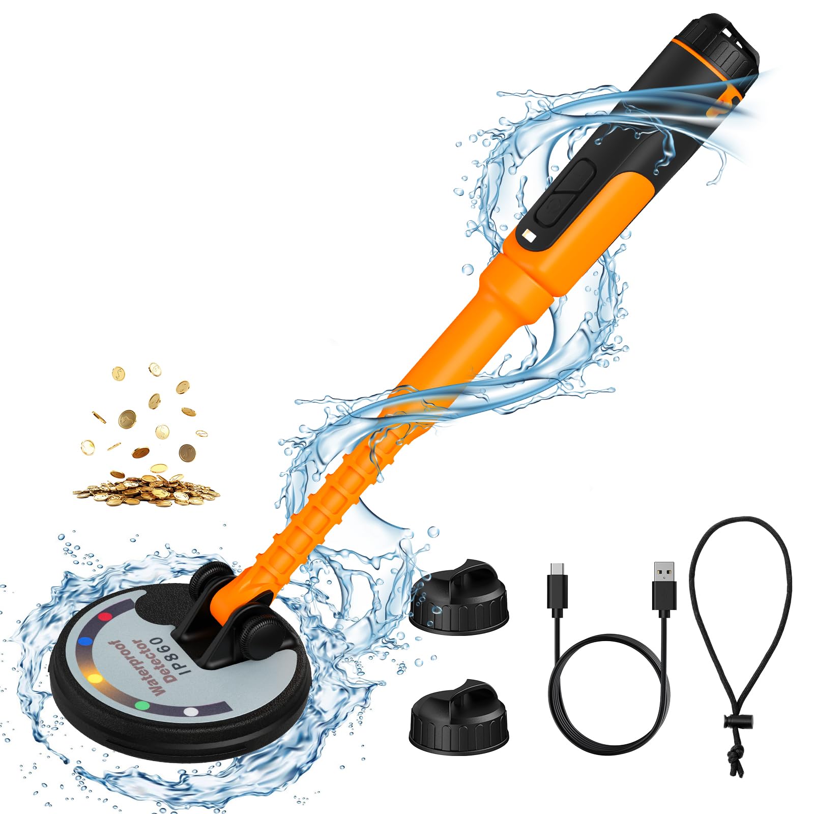 Widazzla underwater detector with IP68 rating for saltwater use and reliability.