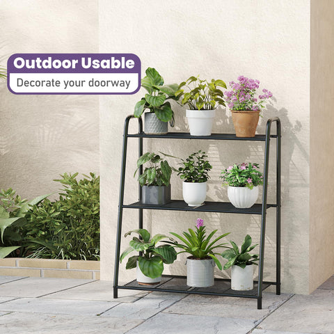Wieghda adjustable feet stabilize the rack on uneven floors.