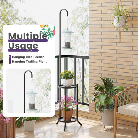 Wieghda adjustable-feet corner stand stays level on uneven floors
