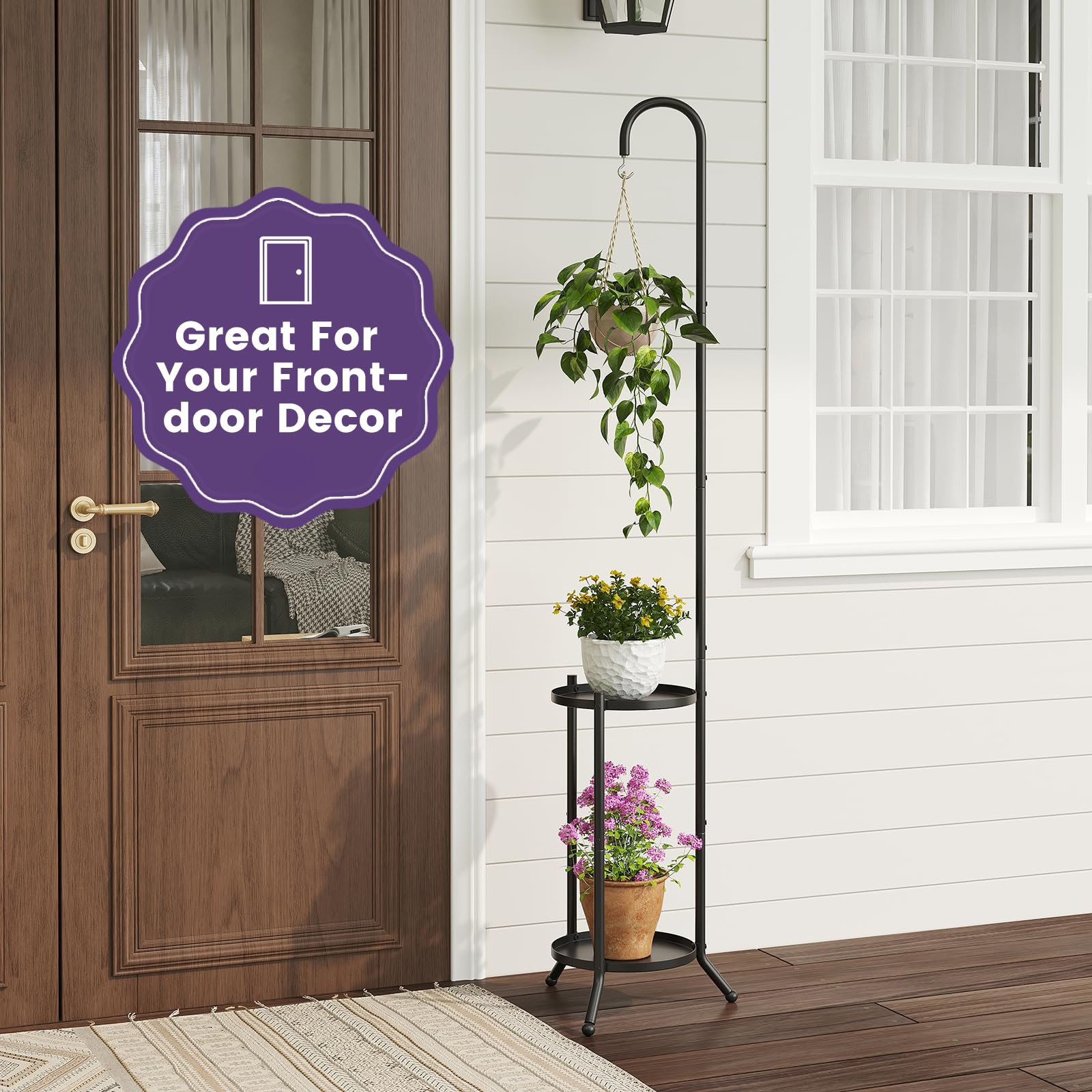 Wieghda space-saving plant display keeps greenery organized and accessible