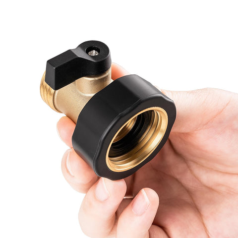 Durable WIESVOP valve connects to garden accessories for efficient watering