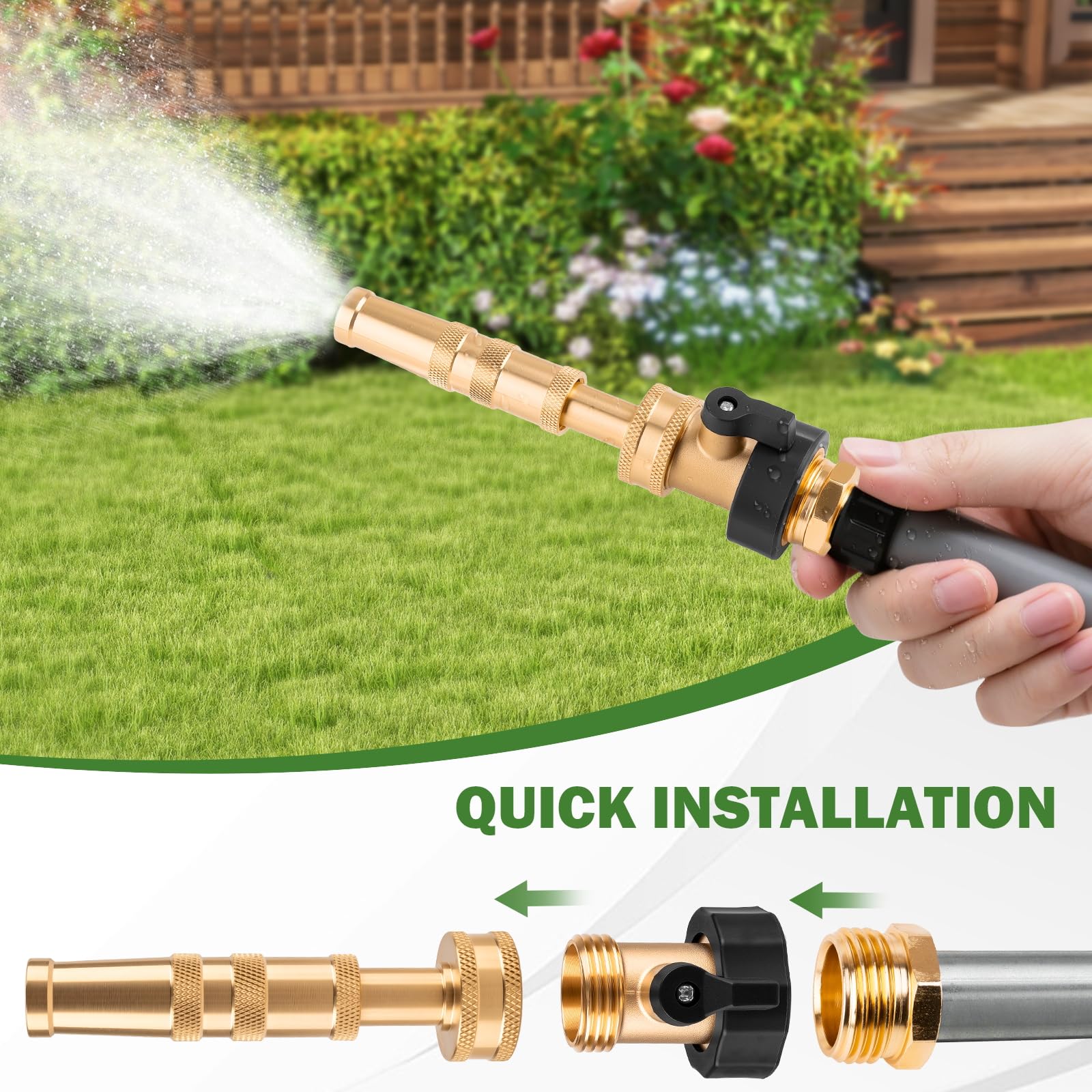 Four washers included with the WIESVOP valve ensure secure connections