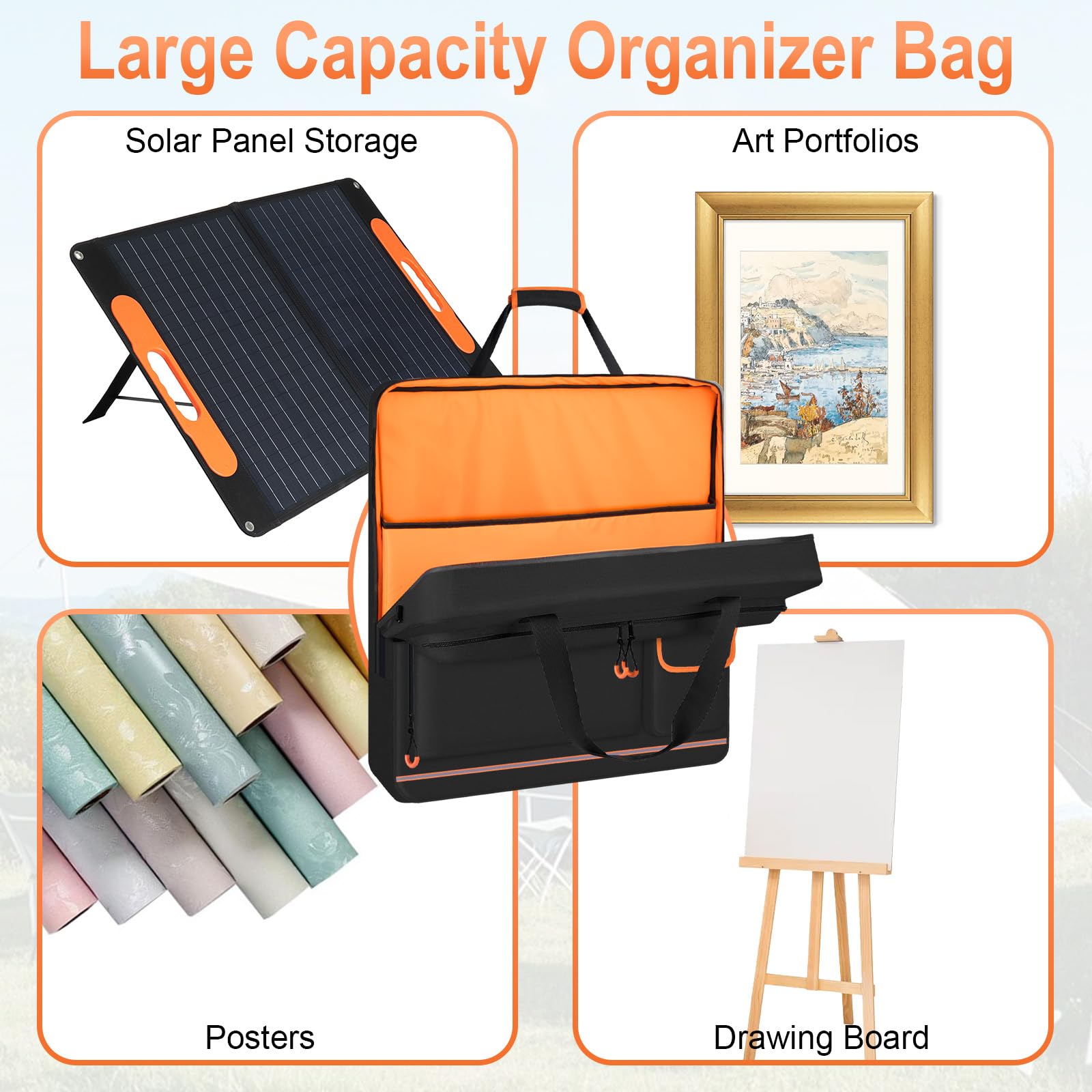 Versatile case suitable for camping, RV trips, and outdoor adventures.