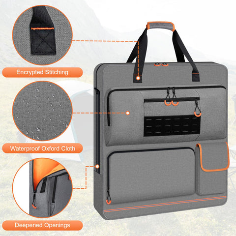 Wigojoy bag features pull-tab zipper for easy loading and unloading