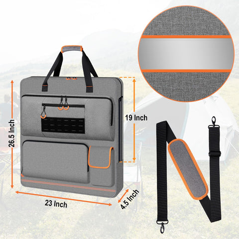 Wigojoy solar bag includes stretch pockets to organize cables neatly
