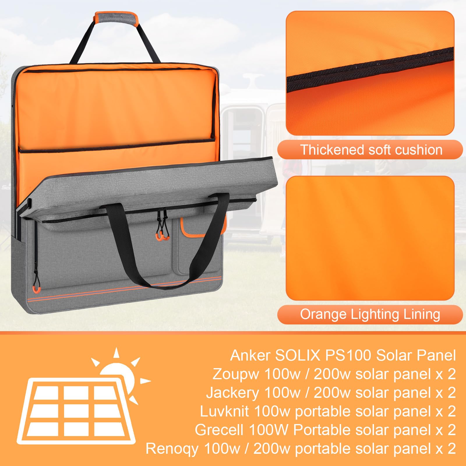 Wigojoy bag shows two-panel capacity for convenient kit storage