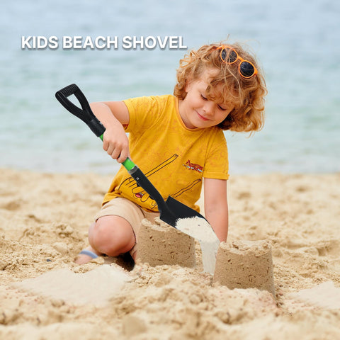 WIKER kids shovel shown helping in garden and dirt