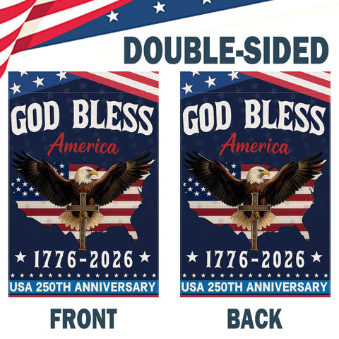 WIKFZRO double-sided print flag with vibrant colors from every angle