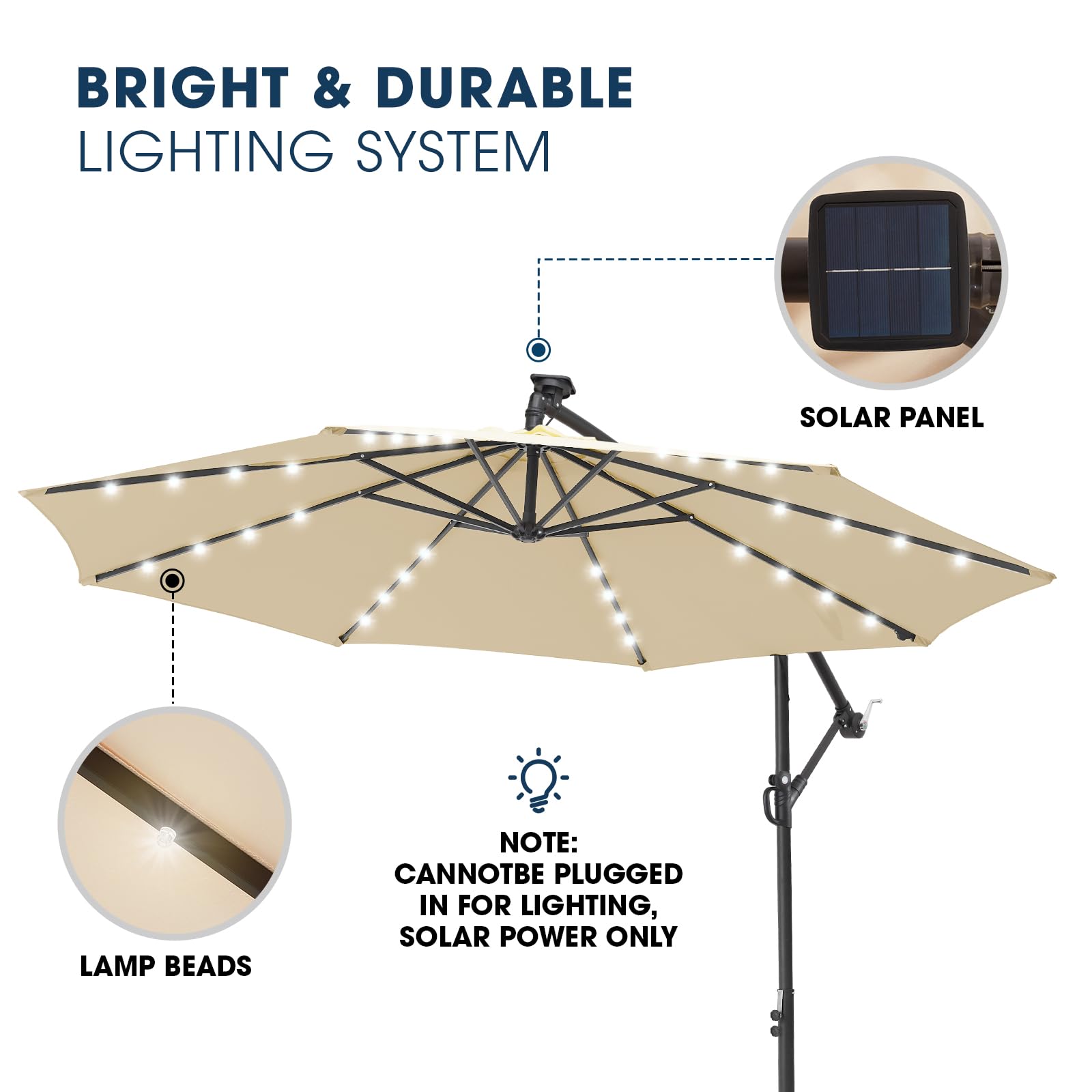 Wikiwiki UV-resistant 200g polyester canopy blocks heat while remaining cool