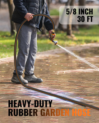 WILAWELS 5/8-inch diameter hose highlights steady water flow.