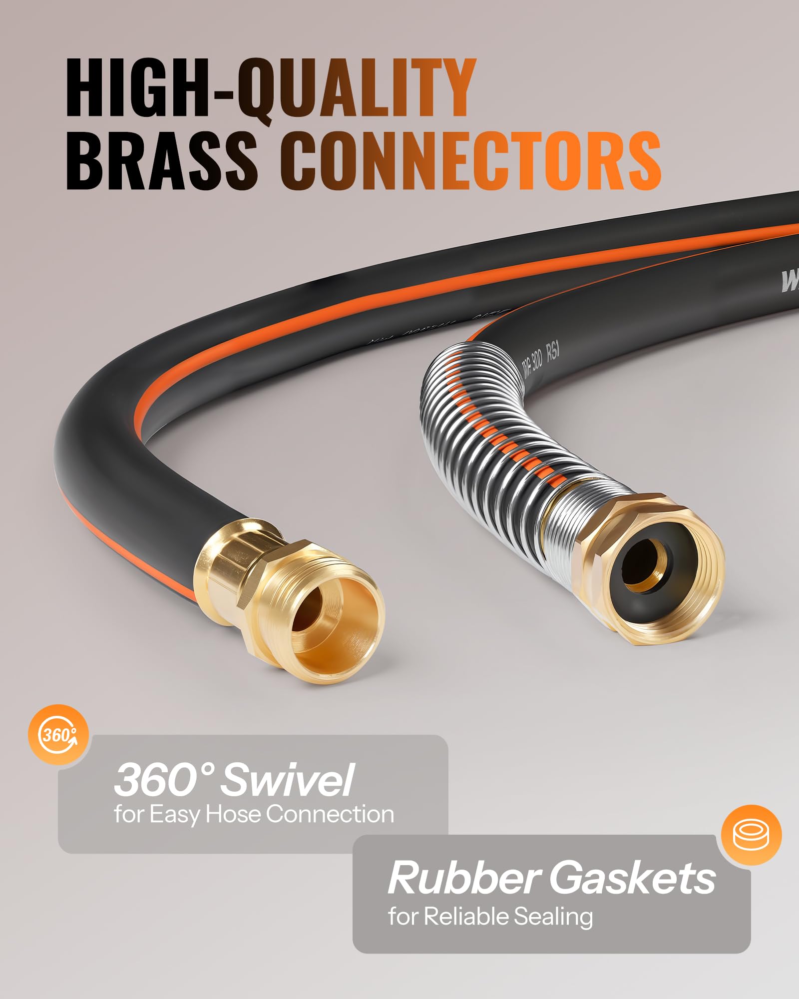 WILAWELS stainless steel ring protects against bending.