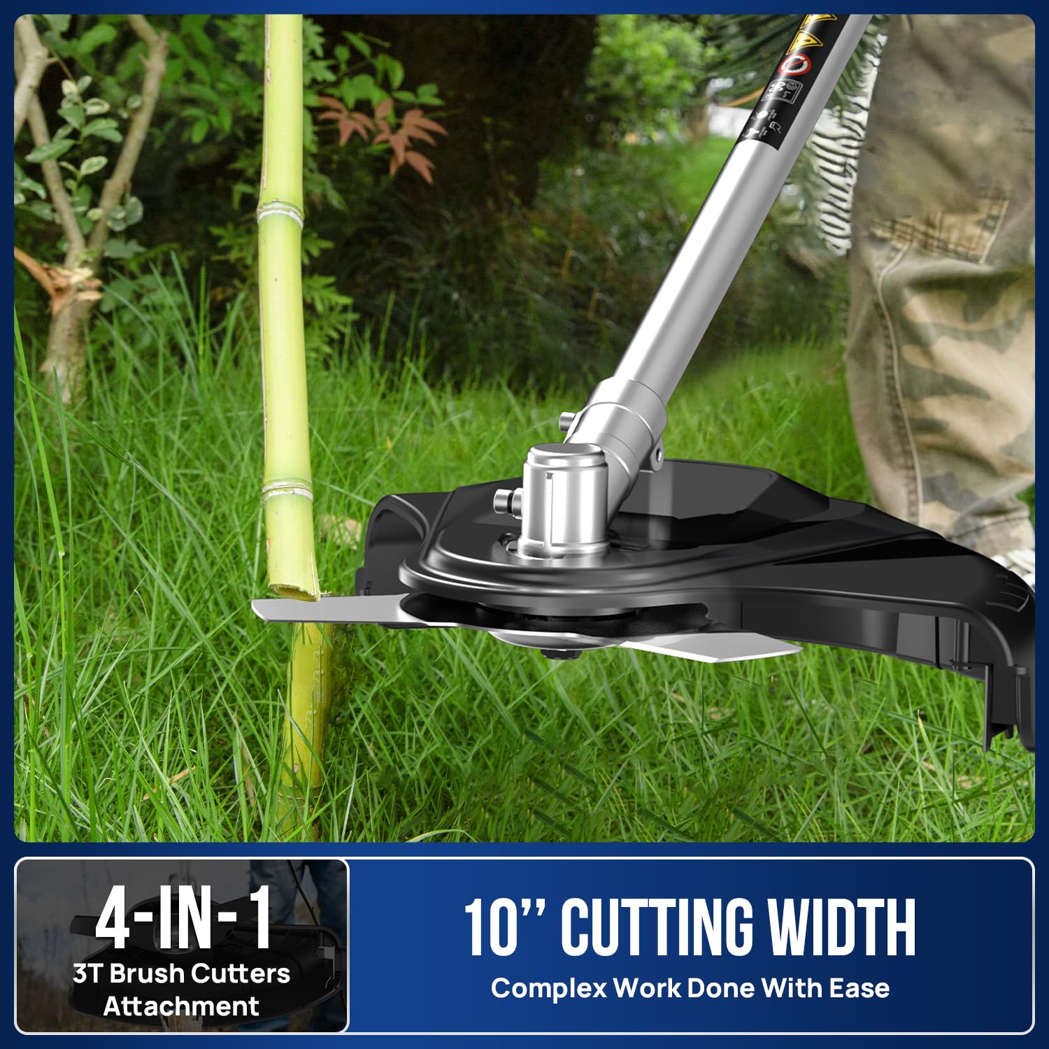 Wild Badger Power 16-inch hedge trimmer attachment for neat hedges