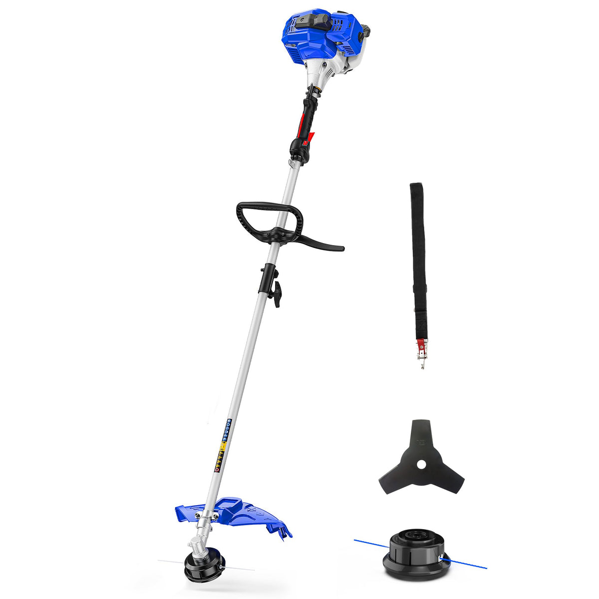 Wild Badger Power 26cc engine detail offering robust trimming power for tough grasses.