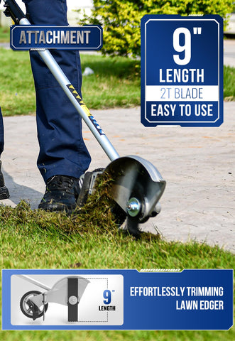 Durable Wild Badger Power edger made of steel and aluminum for longevity