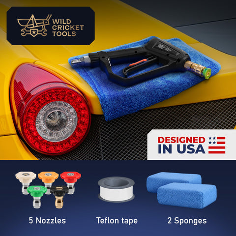 Wild Cricket Tools complete cleaning kit for car and patio tasks