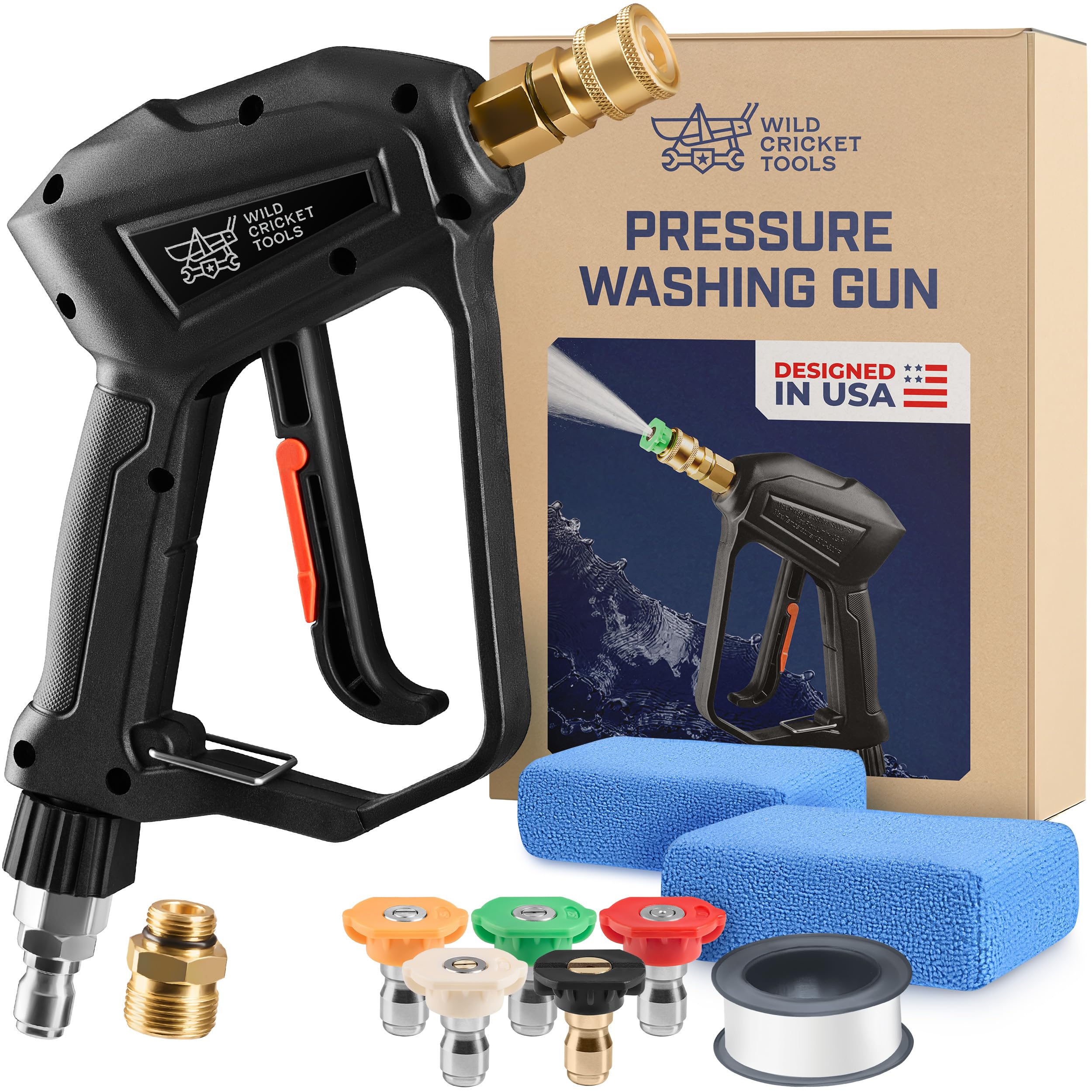 Wild Cricket Tools foam cannon adapter enables easy soap application