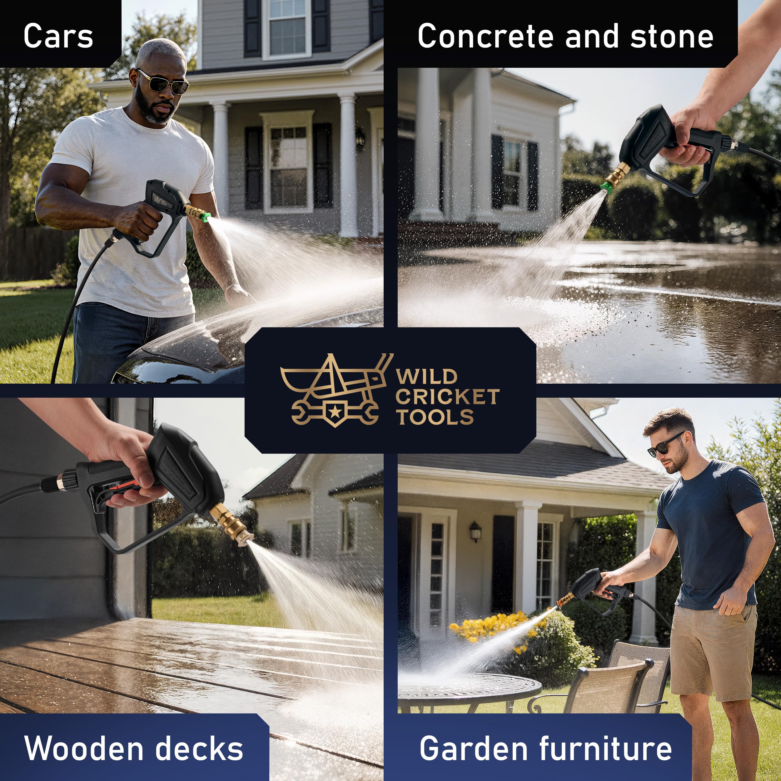 Wild Cricket Tools heavy-duty microfiber sponges for thorough scrubbing