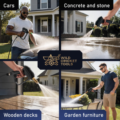 Wild Cricket Tools heavy-duty microfiber sponges for thorough scrubbing