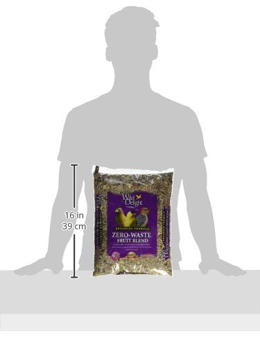 5 lb Wild Delight fruit blend enables clean, low-mess outdoor feeding