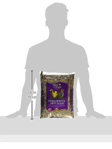 5 lb Wild Delight fruit blend enables clean, low-mess outdoor feeding