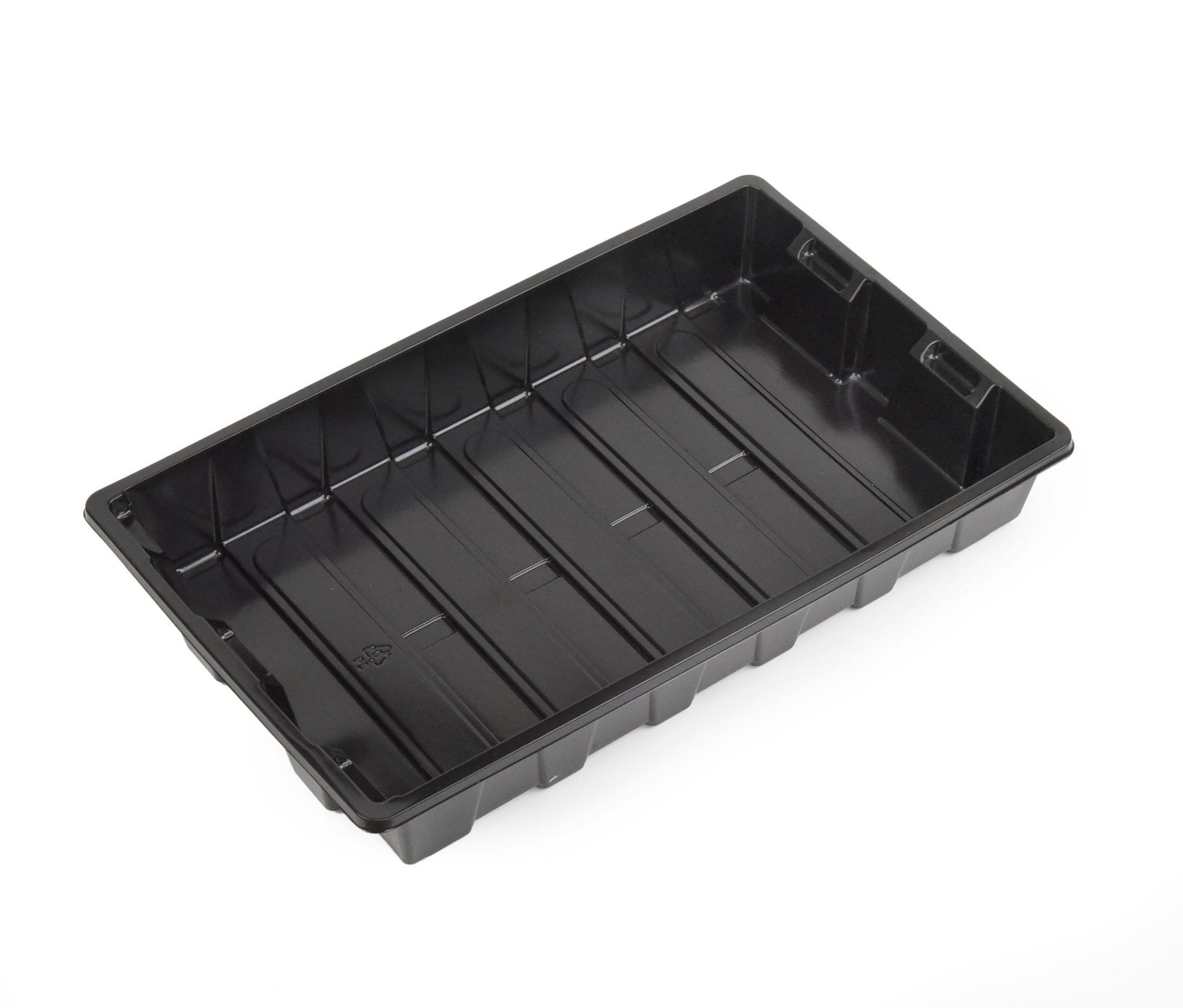 Wild Green Fingers 10-pack trays simplify watering by soaking from below.