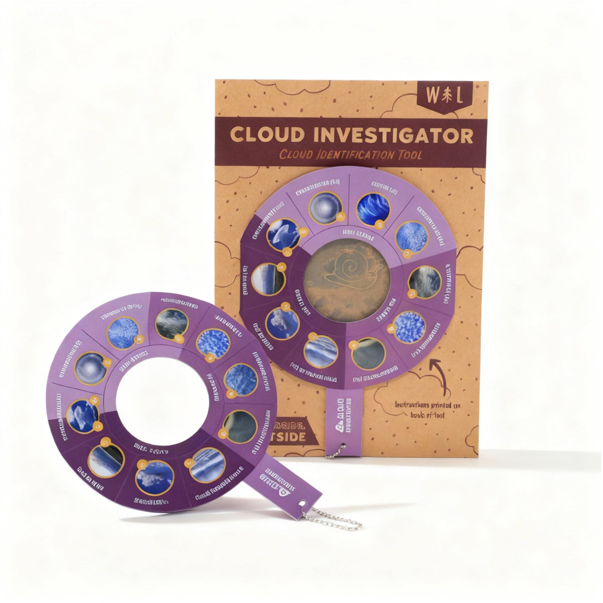 Wild Life Cloud Investigator front view shows rugged, weather-ready design for outdoor learning.