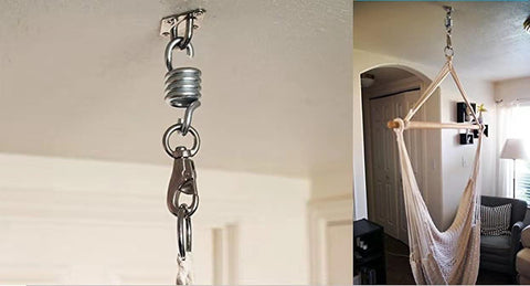 WILD MAN versatile hanging kit for hammocks, yoga, boxing bags, and backyard setups.