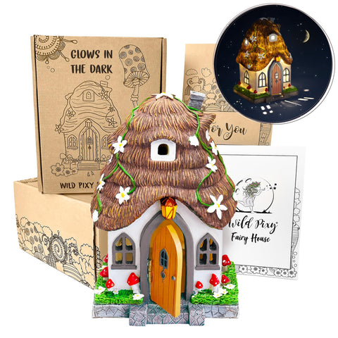 WILD PIXY Fairy House door opening for interactive garden play.