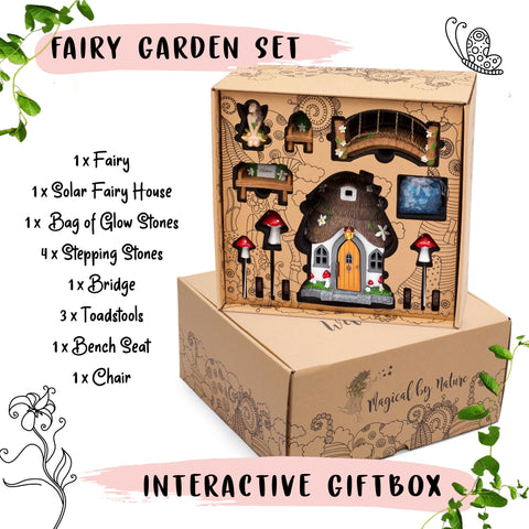 Wild Pixy stepping stones and toadstools add charming garden detail