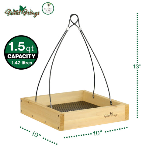 Wild Wings WWCF23 fresh seed tray removable for easy cleaning and refilling